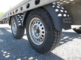 Bazarový vlek na 2 automobyly TPAV 3,5T 8,00x2,20 - 10