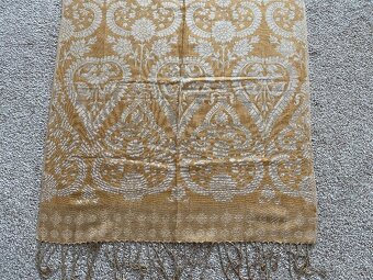 Velký dámský šátek se vzorem - akryl - 10