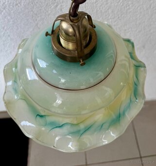 starožitný stahovací lustr lampa-více v inzerátu - 10