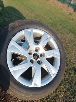 ALU kola 5x112 R17 Audi, vw - letní Bridgestone 215/55/17 - 10