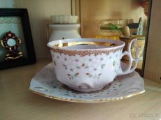 Prodám soupravu z růžového porcelánu - 10