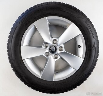 Škoda Fabia - Originání 15" alu kola - Zimní pneu - 10