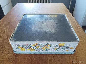 PLECHOVÁ KRABIČKA MASSILLY HB HENRIOT QUIMPER FRANCIE - 10