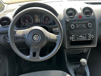 VW Caddy maxi 2.0Cng, r.2014, původ ČR, serviska, STK - 10