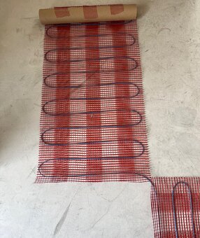 Elektrická dvoužilová topná rohož/podlahové topení - 10