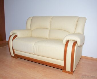 Kožená sedací souprava 3+2+1 nerozkládací - 10