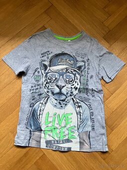 Chlapecká trička s krátkým rukávem vel. 134/140 - 10