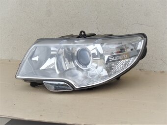 Škoda Superb II originál přední světla halogen H7+H3 - 10