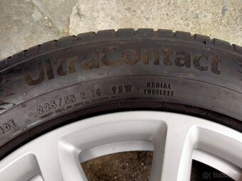 Alu kola originál Audi, 7,5J x r16, 5x112, ET 45, Letní pneu - 10