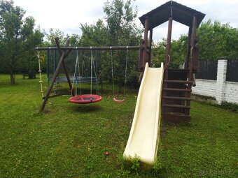Dětské hřiště s domečkem a pískovištěm na zahradu - 10
