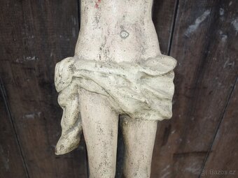 Starý Kristus dřevěný , super model - 10