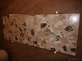 Retro "novinový" konferenční stolek po renovaci - 10