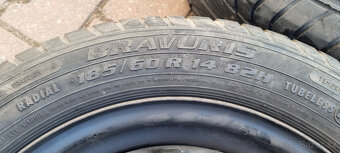 Plechové disky Škoda Fabia 1 5x100 6x14 ET43 185/60r14 letní - 10