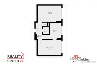 Prodej, byty/2+1, 52 m2, Bezručova 1273, 25601 Benešov, Bene - 10