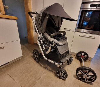 SLEVA-Kočárek Gesslein F6 Air+ ,kožené madlo, C1-Lift taška - 10