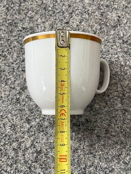hrnek hrneček porcelán retro porcelán hrnek podšálek koflík - 10