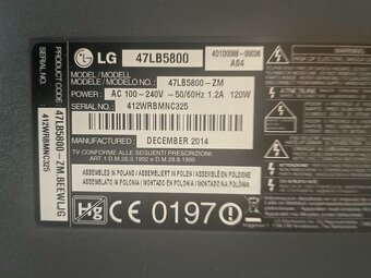 LG Smart TV 47 palců (119 cm), Full HD - 10