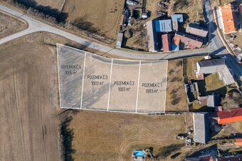 Prodej stavebních pozemků 1003m2, Kozlovice u Nepomuka - 10