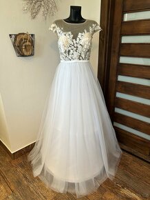 Nové svatební šaty, více druhů, výprodej skladu - 10
