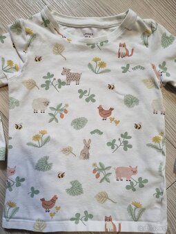 Set triček Lindex 92 - farma, dopravní stroje - 10