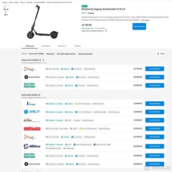 Segway Ninebot F2 PRO E odpružená elektrokoloběžka, 32 km/h - 10