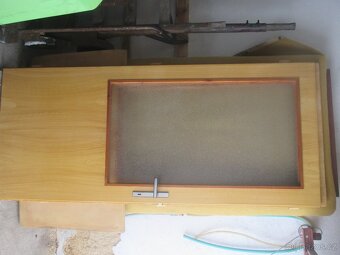 3x starší dveře-2x80P,proskl.1x90P.proskl."fládrované,pěkné - 10