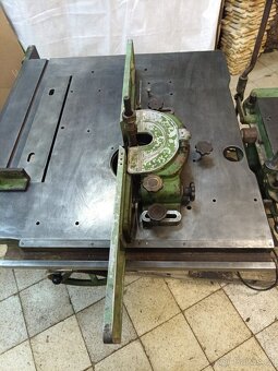 Trojkombinace BAUERLE  – litinová pila / frézka / dlabačka - 10