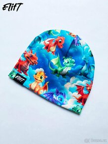 DĚTSKÁ FLEEACOVÁ FUNKČNÍ ČEPICE - více vzorů - 10