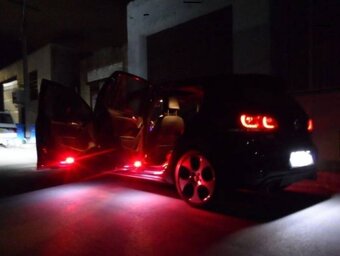 LED LAMPICKY SVETILKA DO DVERI - VAROVNI OSVETLENI - 10