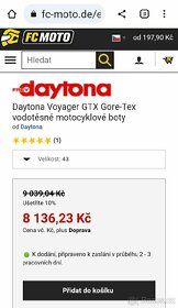 39 Daytona Voyager GTX Gore-Tex boty na motorku - 10