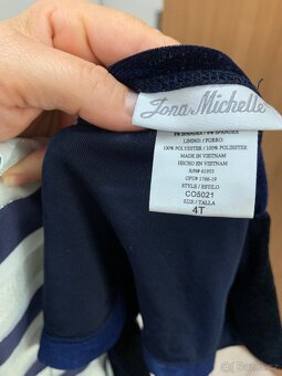 Sváteční šaty vel.110+bolerko - 10