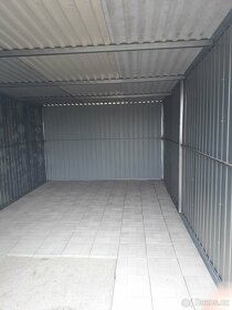 Nová plechová garáž 3x5m , 6x5, 2 třída, buňka sklad - 10