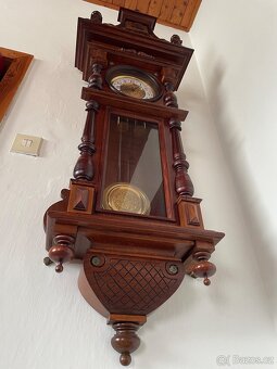 Prodám exkluzivní,plně funkční pendlové hodiny Gustav Becker - 10