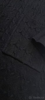 Just Woman černé copánkové svetrové šaty - 10