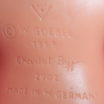 Vintage panenka Charlot Byj Doll W. Goebel, rok 1957 - 10