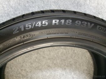 4x ZÁNOVNÍ 215/45 R18 Zimní pneu Kumho Wintercraft WP72 - 10