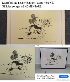 Staré obrazy .Ceny a rozměry u fotografie. - 10