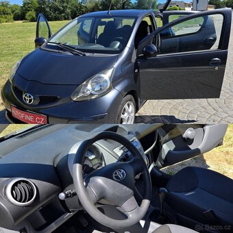 PĚKNÁ , BENZINOVÁ TOYOTA  AYGO  COOL 5DV. ALU ,KLIMATIZACE - 10