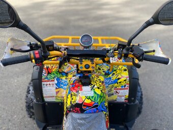 Dětská čtyřkolka Toronto 125cc - žluté grafity - 10