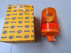 Oranžový rotační maják HELLA KL 600 na tyč, 24 V - 10