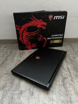 HERNÍ NOTEBOOK MSI-i5/SSD+HDD/GTX/WIN - 10