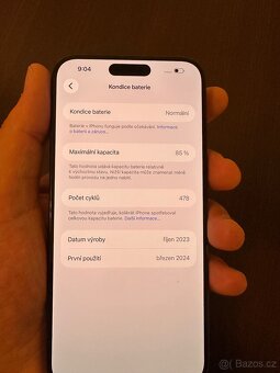 iPhone 15 pro Max 256 Gb Blue Titan - 10