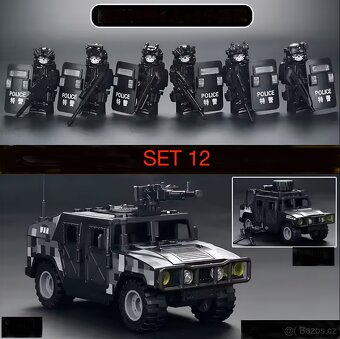 Rôzne sety vojakov 6 + doplnky - typ lego - nové - 10