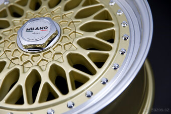 Alu kola 16" 4x100/108 Riccardo silver/gold - 10
