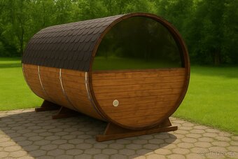 ZAHRADNÍ SUDOVÁ SAUNA 340cm DIY 3KR - 10