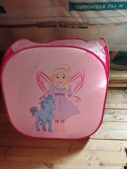 Dětský stan s tunelem z Lidlu + míčky - 10