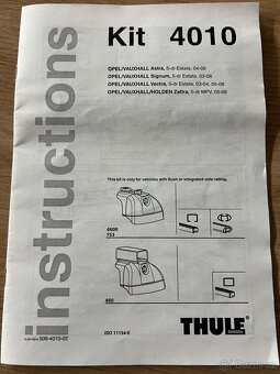 Thule střešní nosiče + 2x nosič kol + patky 753 a 757 - 10