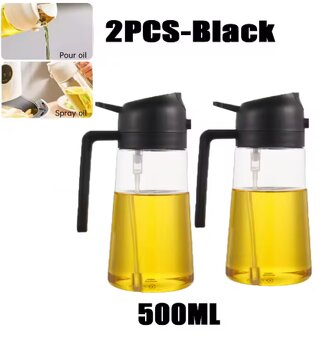 Rozprašovač na olej 200/300/500 ml – NOVÉ Láhev s rozprašov - 10