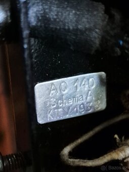 Starožitný krásný telefon L.M.ERICSSON AC-140, rok 1933 - 10