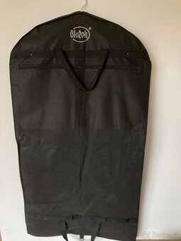 Pánský tmavě šedý oblek s vestou, zn. Blažek, vel.106 - 10